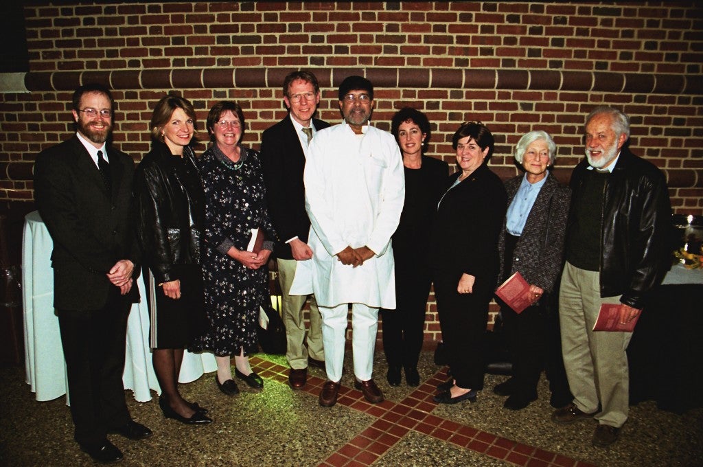 Kailash Satyarthi and members of the Wallenberg Committee