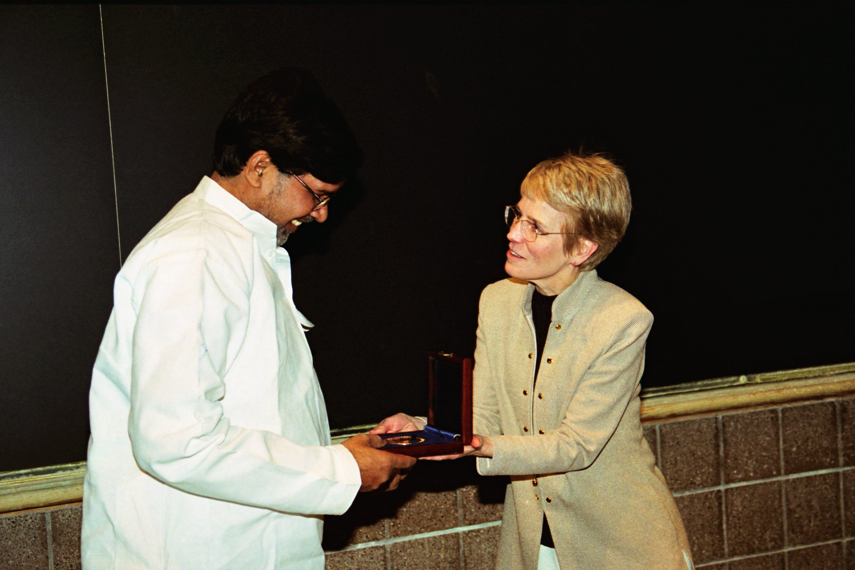 Kailash Satyarthi and President Coleman